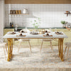 Mesa de comedor moderna de mármol - tribesign