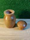 Urna de madera de acacia pequeña para perro