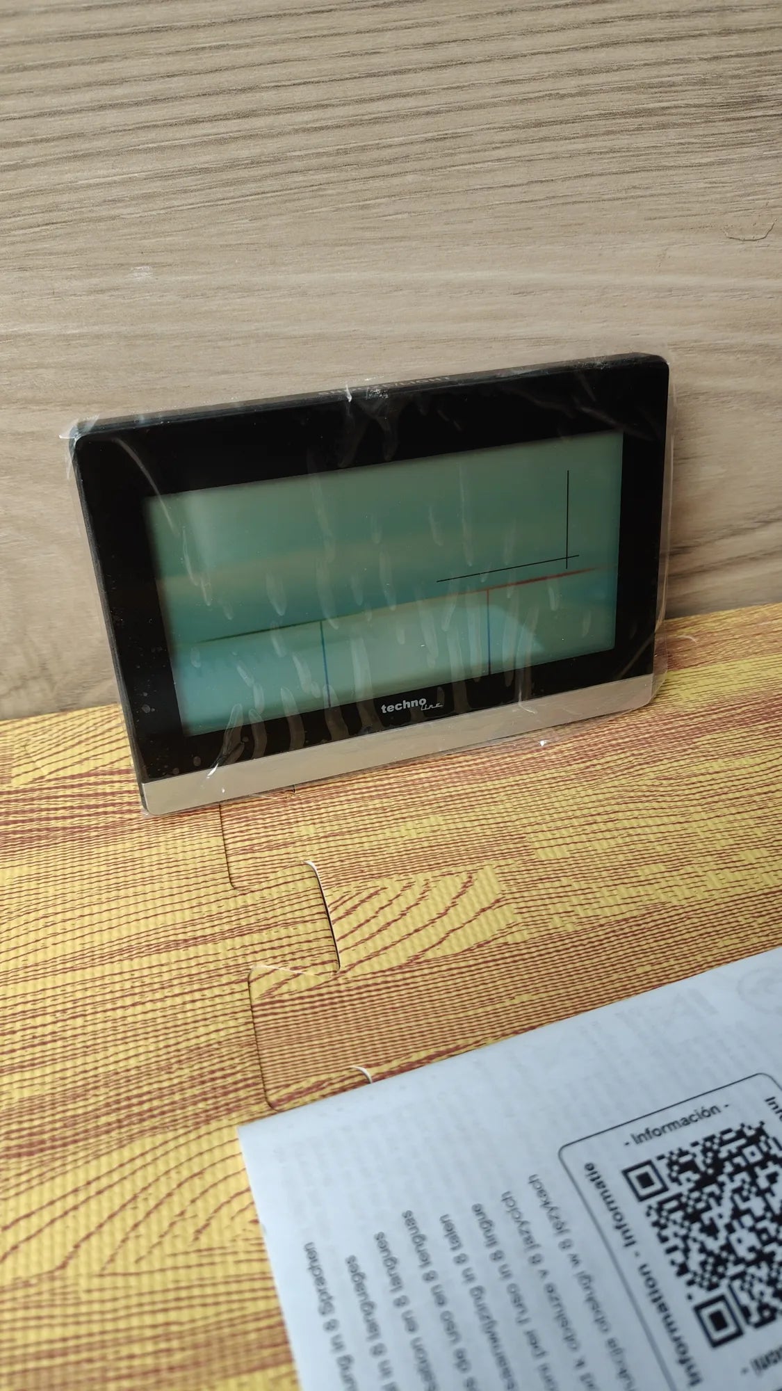 Pluviómetro con Monitor de Lluvia con Temperatura Interior y Exterior