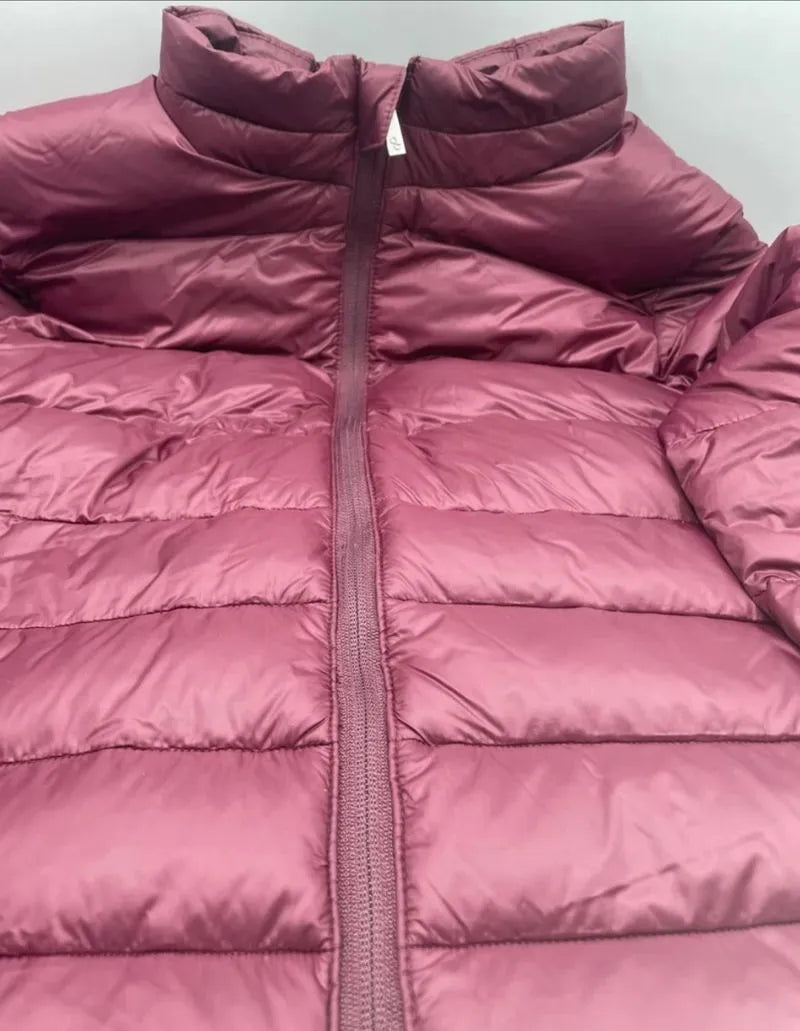 Chaqueta acolchada impermeable para mujer talla L