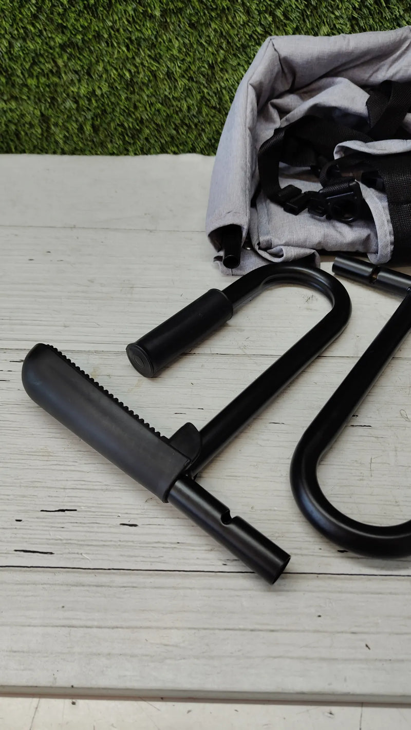 Asiento plegable con gancho para bebé, silla de mesa rápida
