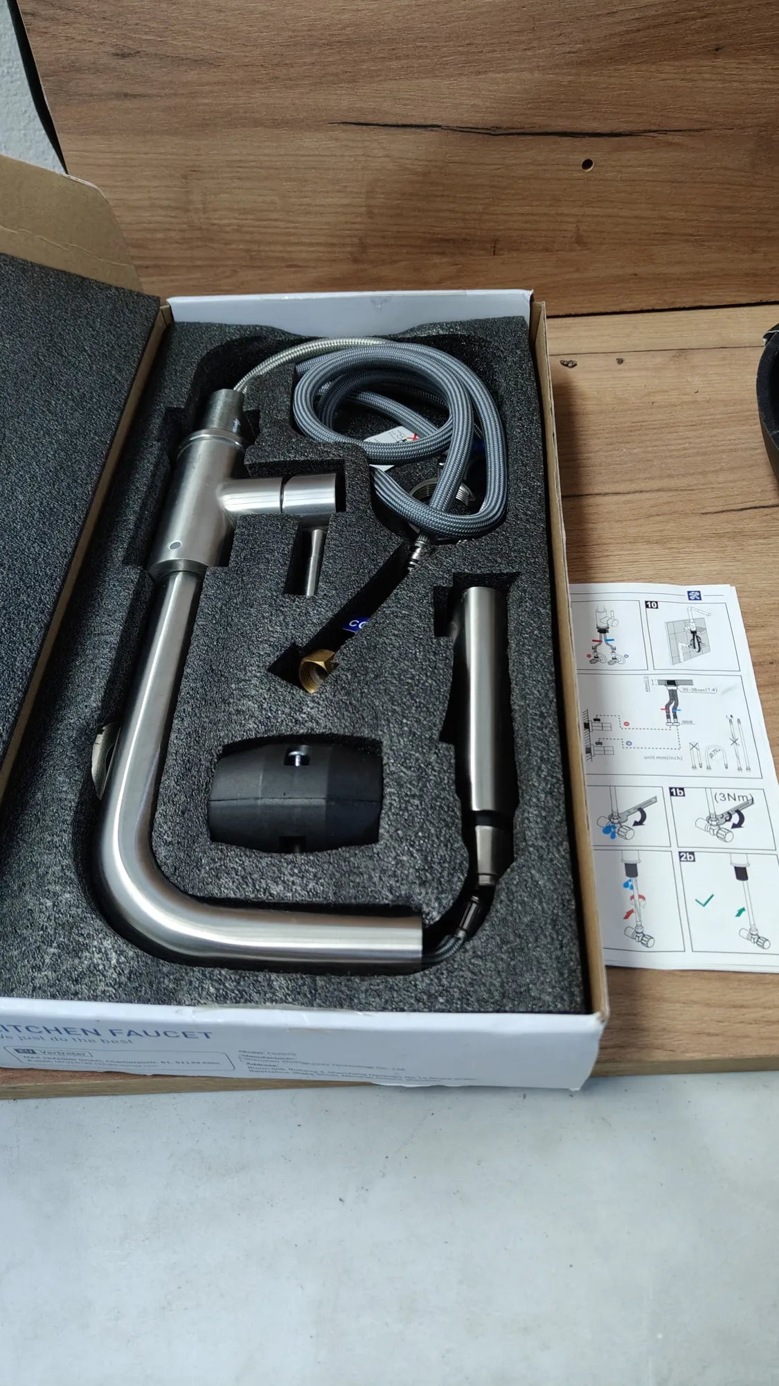Grifo de cocina con 2 modos de pulverización
