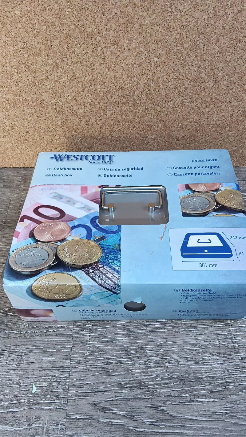 Caja de efectivo con cerradura