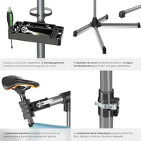 Soporte para reparación de bicicletas