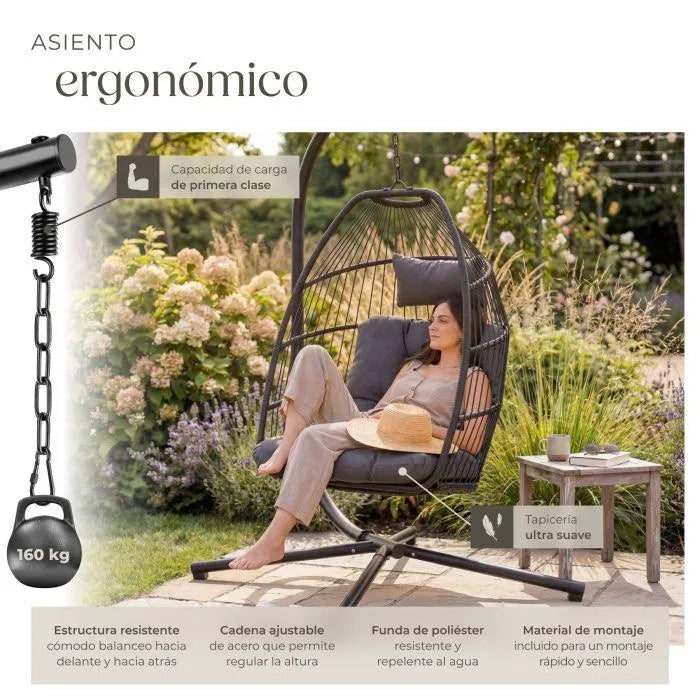 Silla colgante ariane máxima comodidad