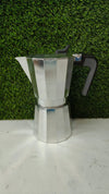 Cafetera italiana, Aluminio, Plata, 12 tazas