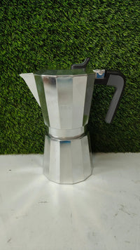 Cafetera italiana, Aluminio, Plata, 12 tazas