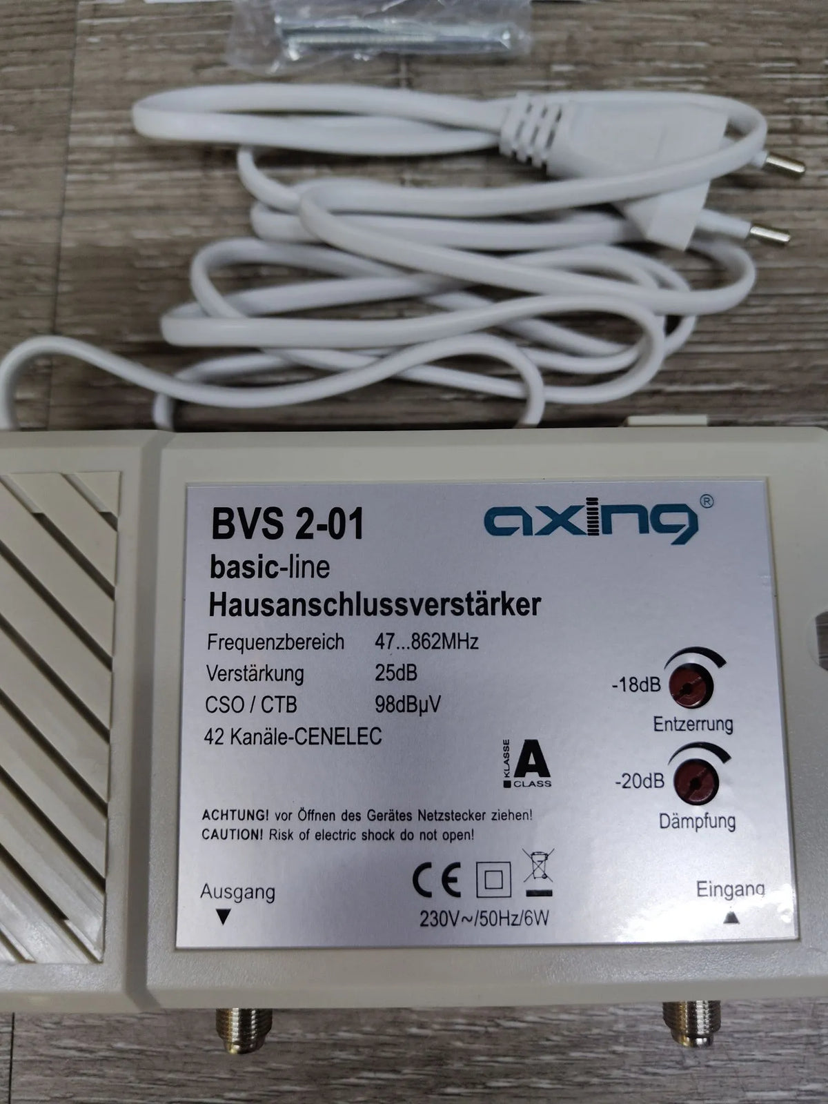 Amplificador de conexión doméstica Axing
