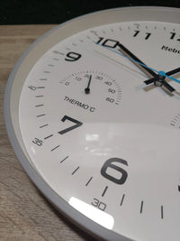 Reloj analógico de cuarzo con termómetro MEBUS