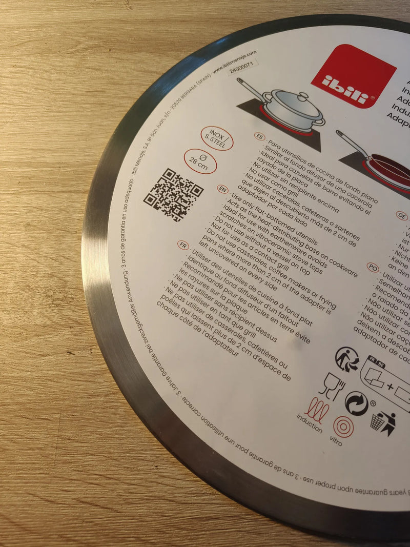 Adaptador Inducción Vitrocerámica IBILI