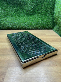 Bandeja de goteo rectangular de acero inoxidable