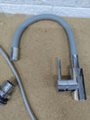 Grifo de cocina caño flexible ibergrif gris
