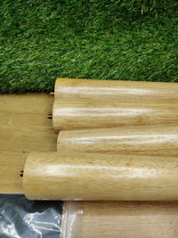 Juego de 4 patas de madera maciza