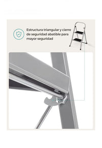 Escalera de Tijera, Escalera con 2 Peldaños