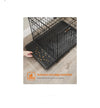 Jaula para Perros Plegable con 2 Puertas