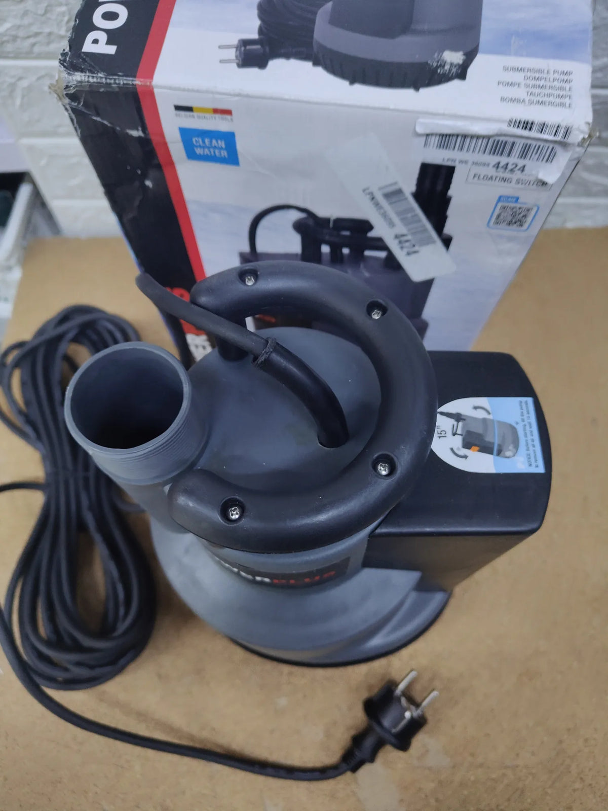Bomba sumergible 750w