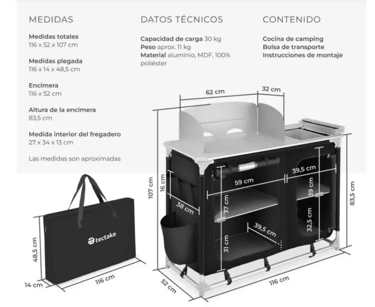 Cocina de camping