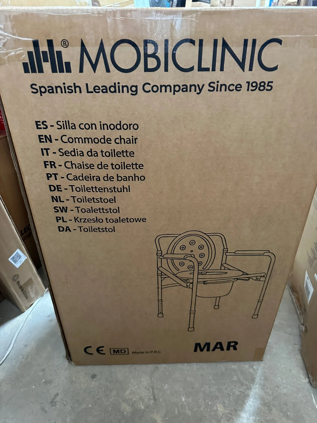 Silla con WC Mobiclinic