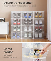 Cajas para zapatos de plástico