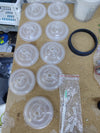 Pistola de Pintura HVLP con 4 Boquillas