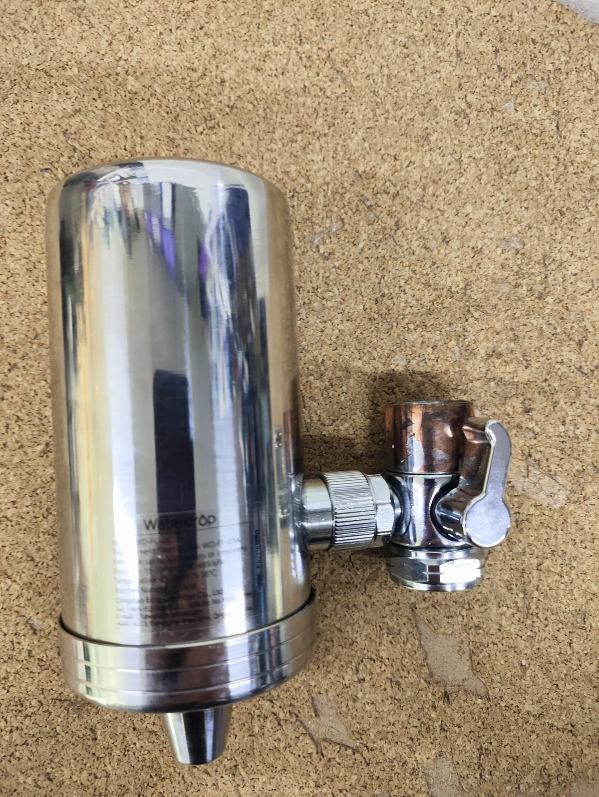 Filtro de Agua Para Grifo de Acero Waterdrop