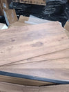 Librería de 4 niveles madera oscura con marco