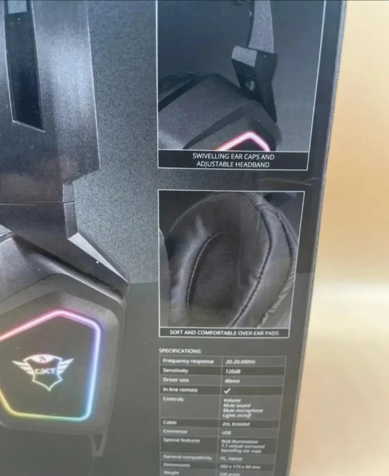 Auriculares Trust gaming 7.1