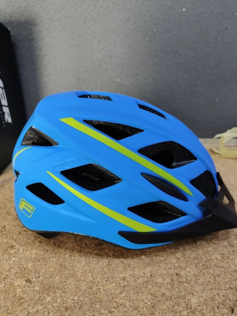Fischer Fahrradhelm Casco de Bicicleta, Azu