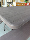 Conjunto de Camping Plegable de 3 Piezas Marron