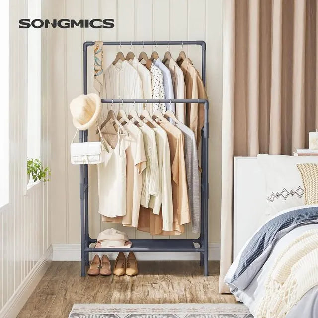 Perchero, Barra para secar ropa - SONGMICS