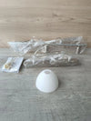 Luz colgante, de 3 x E14-40W, ajustable en altura