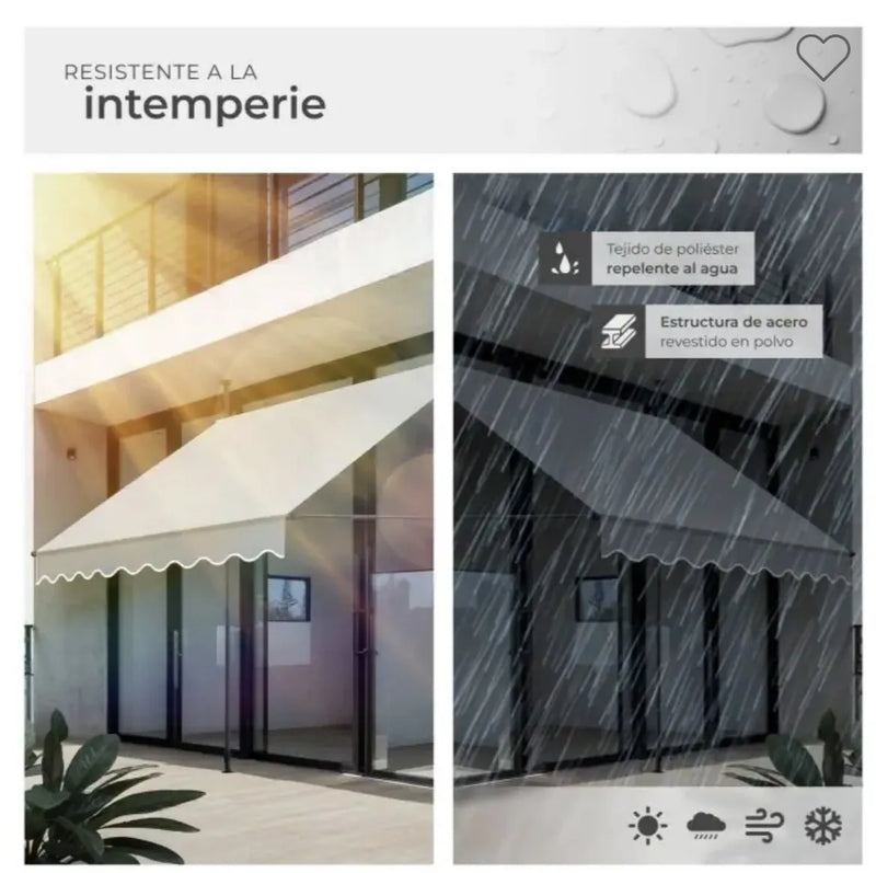Toldo plegable para balcón