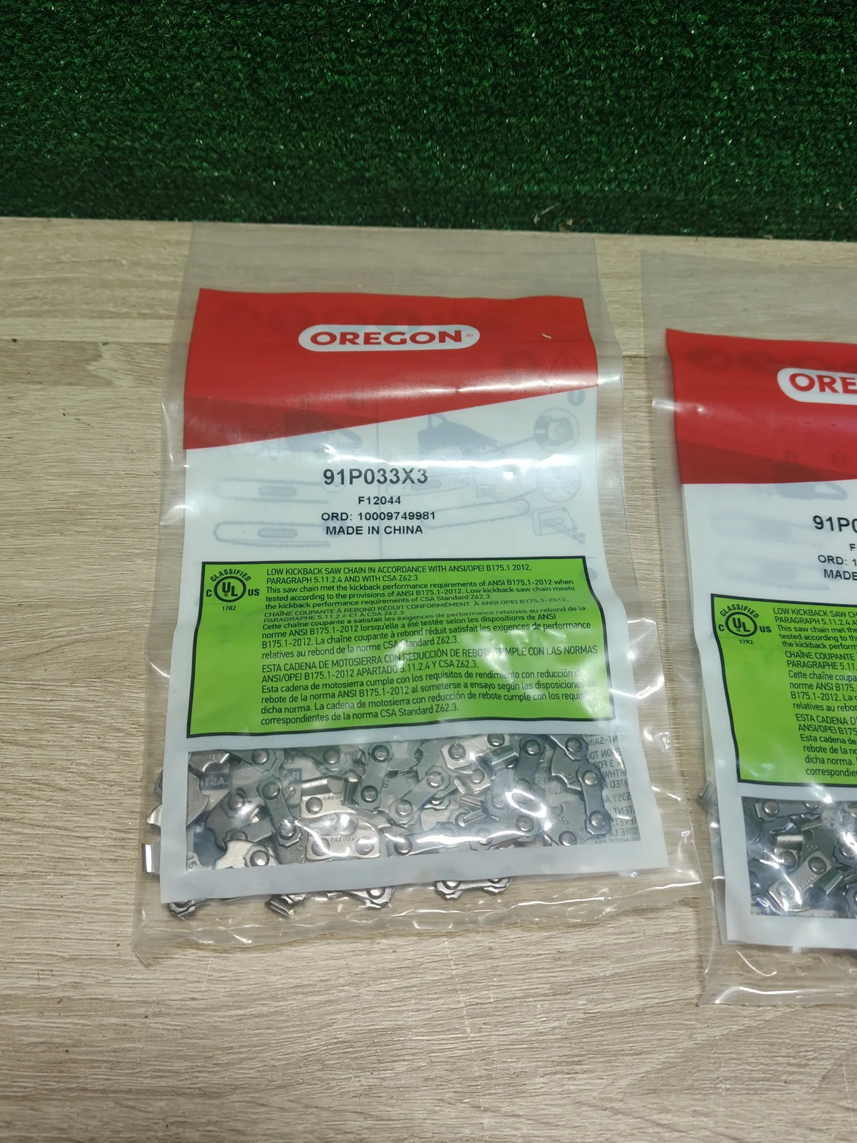 Pack de 3 Cadenas de Motosierra Oregon
