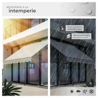 Toldo plegable para balcón para exterior
