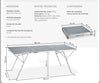 Mesa de camping de aluminio
