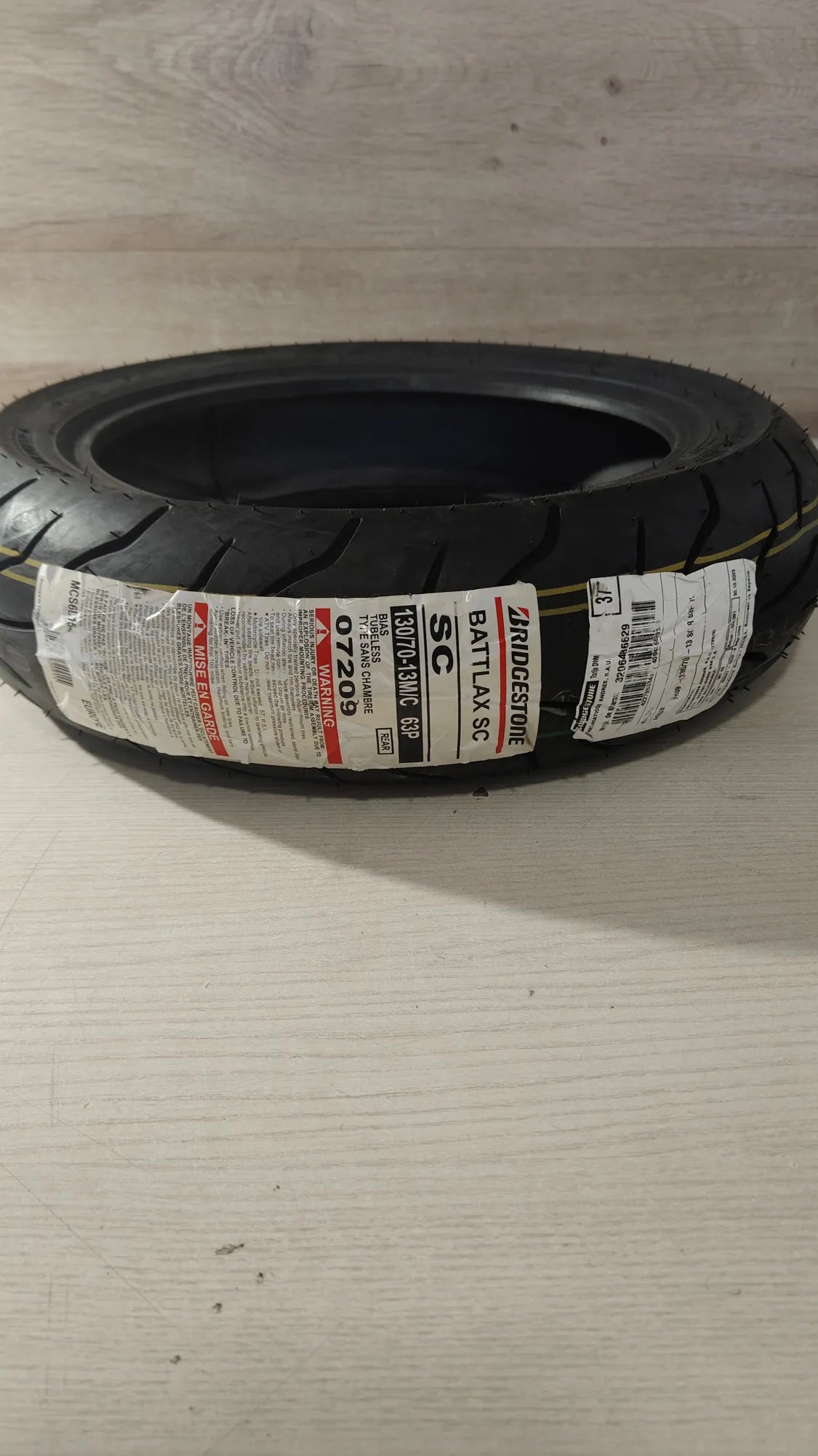 Neumático BRIDGESTONE 130/70-13 Battlax