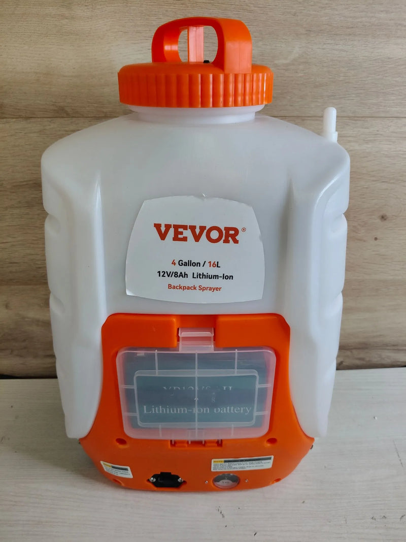Mochila SucceBuy 16 L Batería 12 V 8 Ah VEVOR