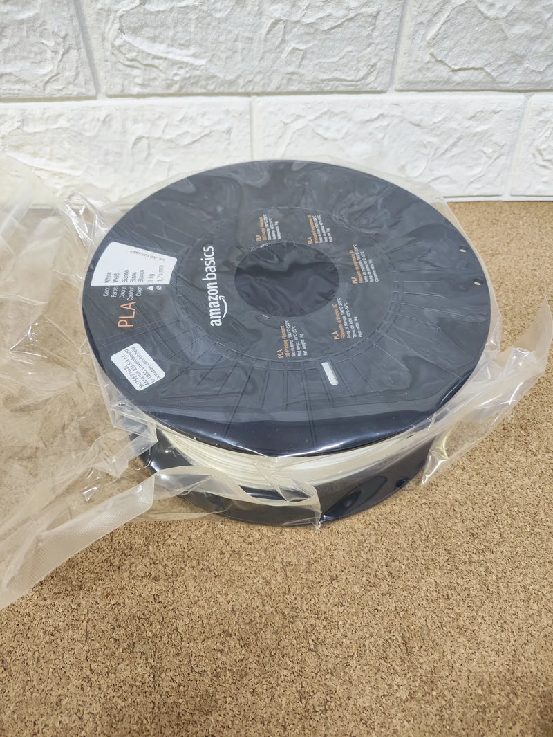 Filamento blanco para impresora 3D Amazon Basics