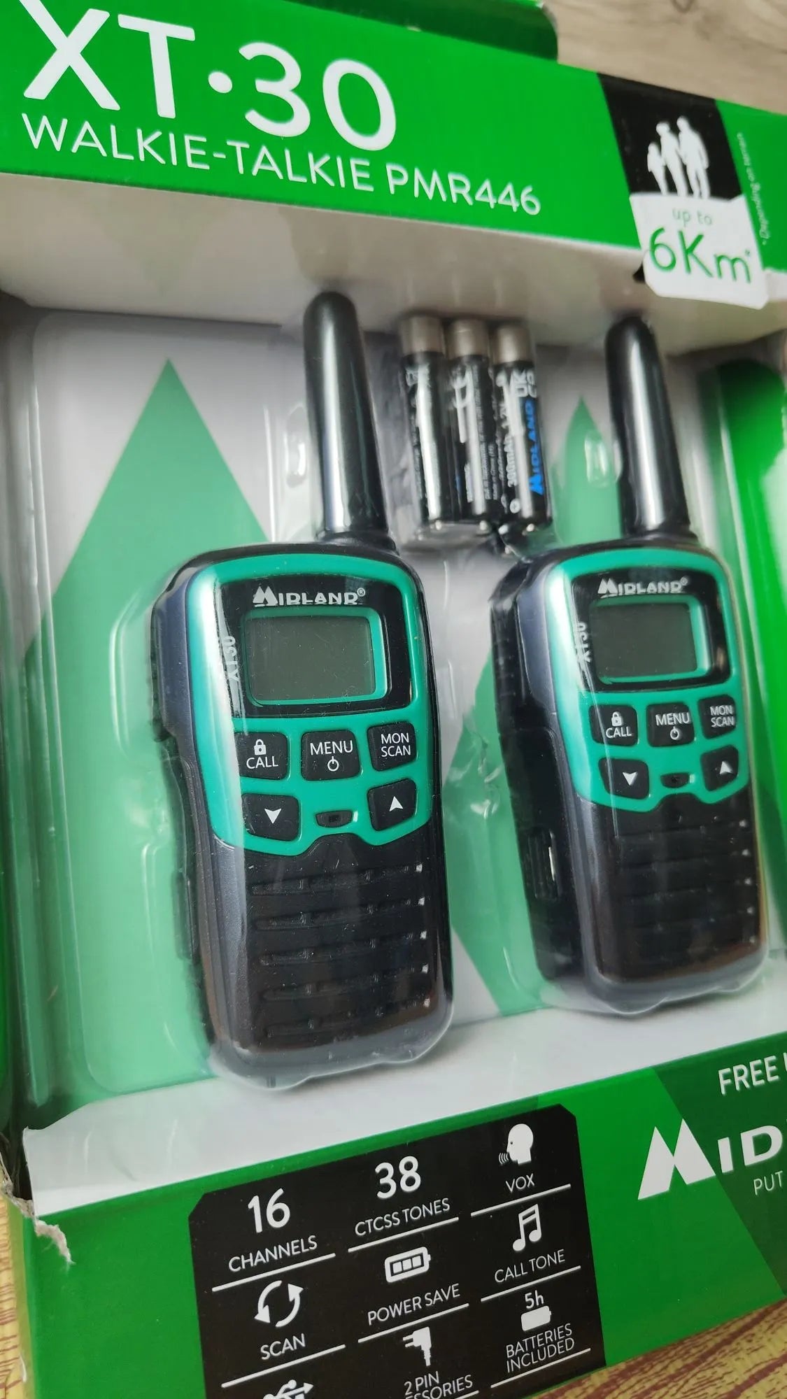 Walkie-Talkie Midland XT30 16canales