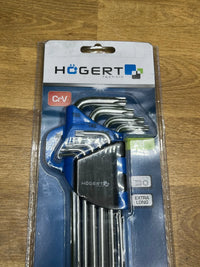Juego de 9 piezas T10 a T50 Högert Technik
