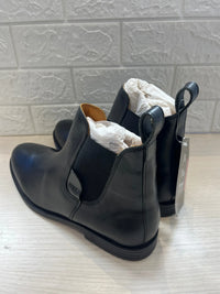 Botines Jodhpur de cuero negro PFIFF