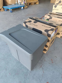 Contenedor de basura incorporado para gabinete