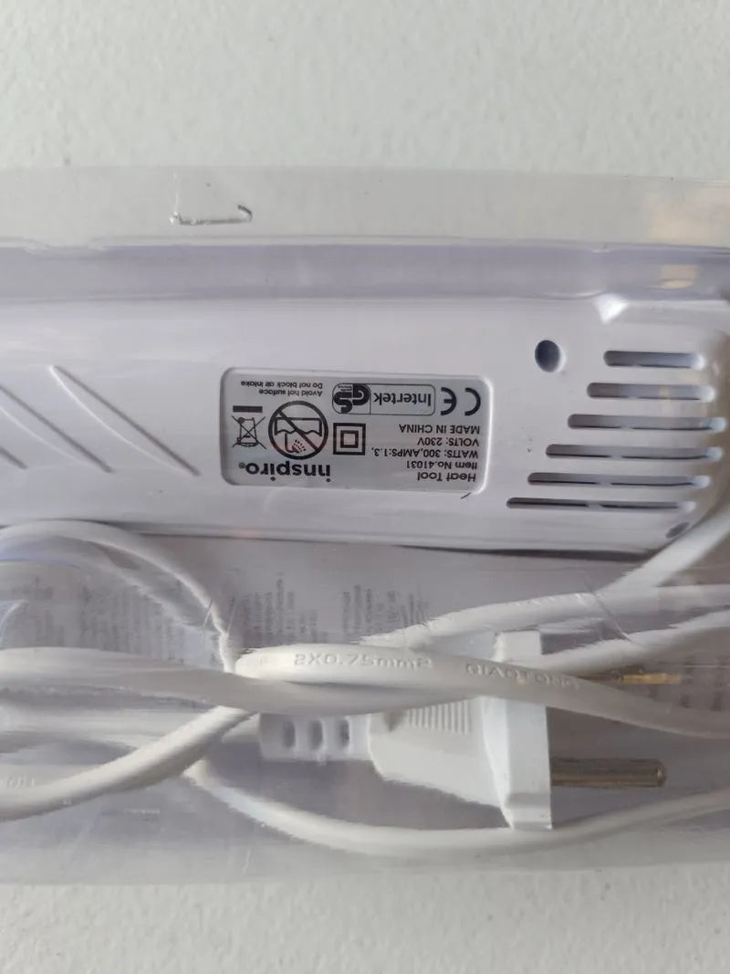 Pistola de calor 230V. 300W, Blanco