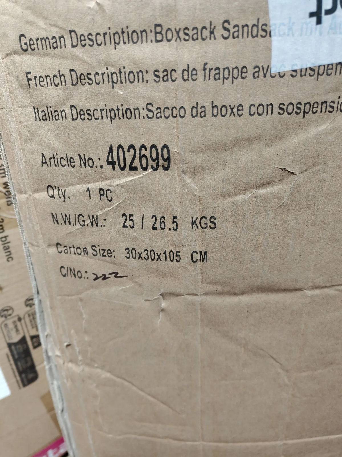 Saco de Boxeo con Suspensión de Cadena