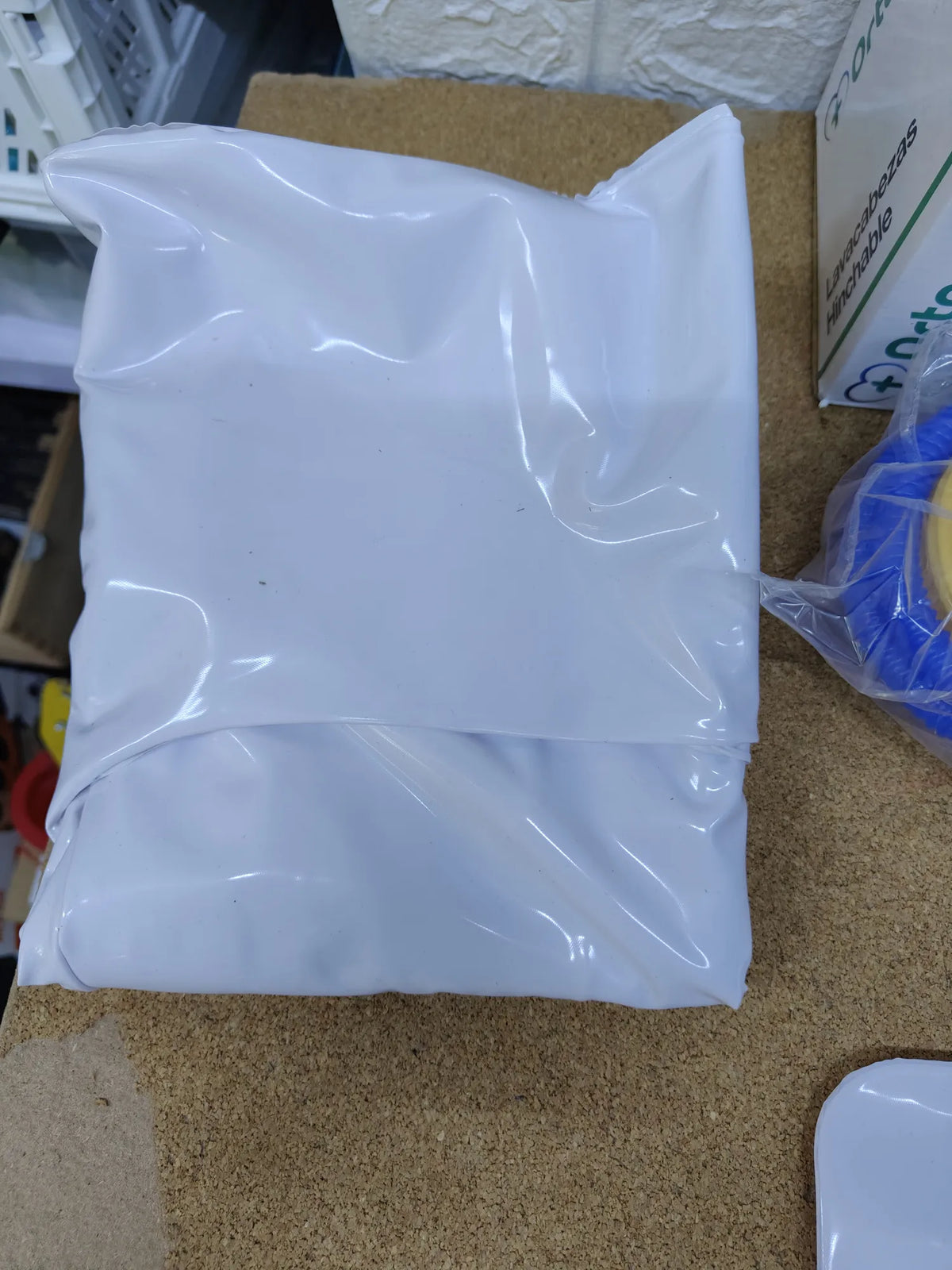 Lavacabezas Hinchable para Cama