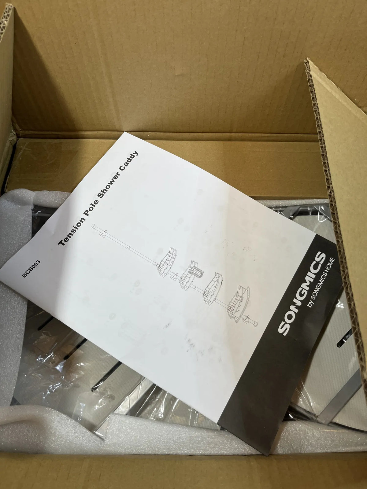 Estante de ducha para baño SONGMICS