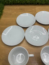 Set de 6 Tazas Con Plato Quid