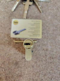 Cilindro seguridad 35x35mm laton hsk yale