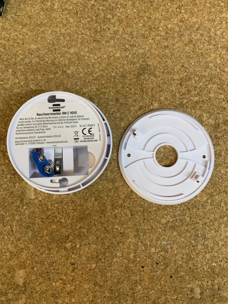 Detector de humo RM C 9010 con pila reemplazable