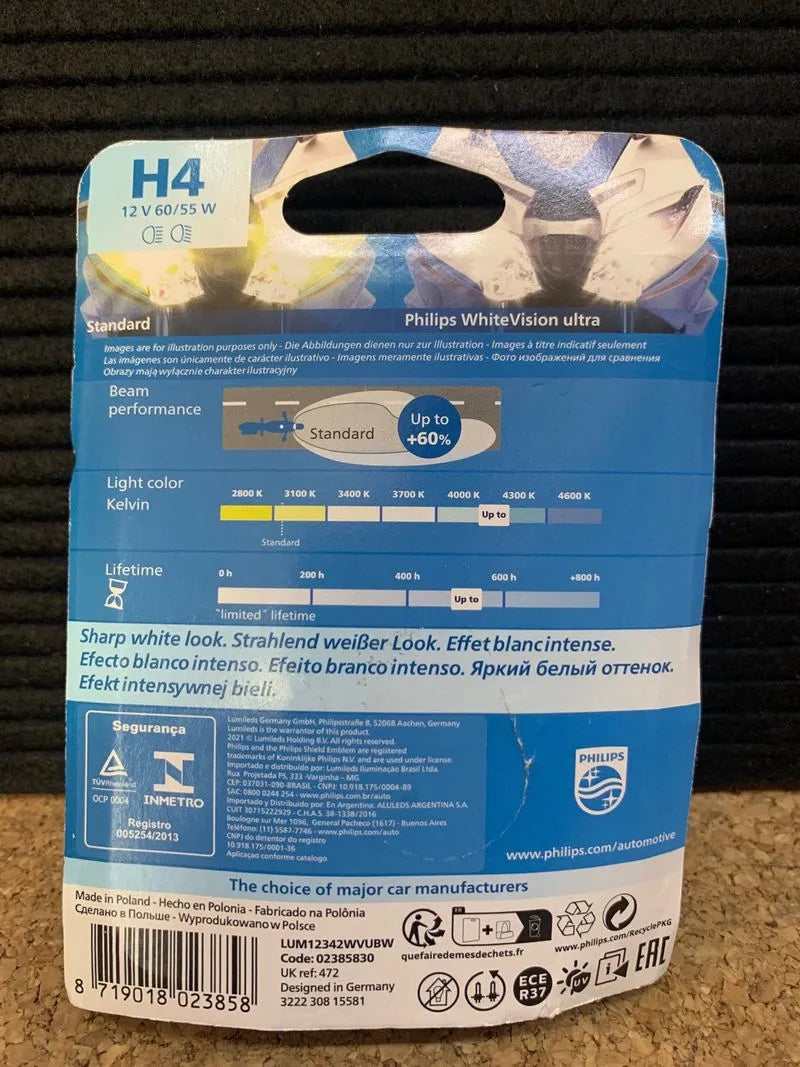 Philips WhiteVision ultra moto H4